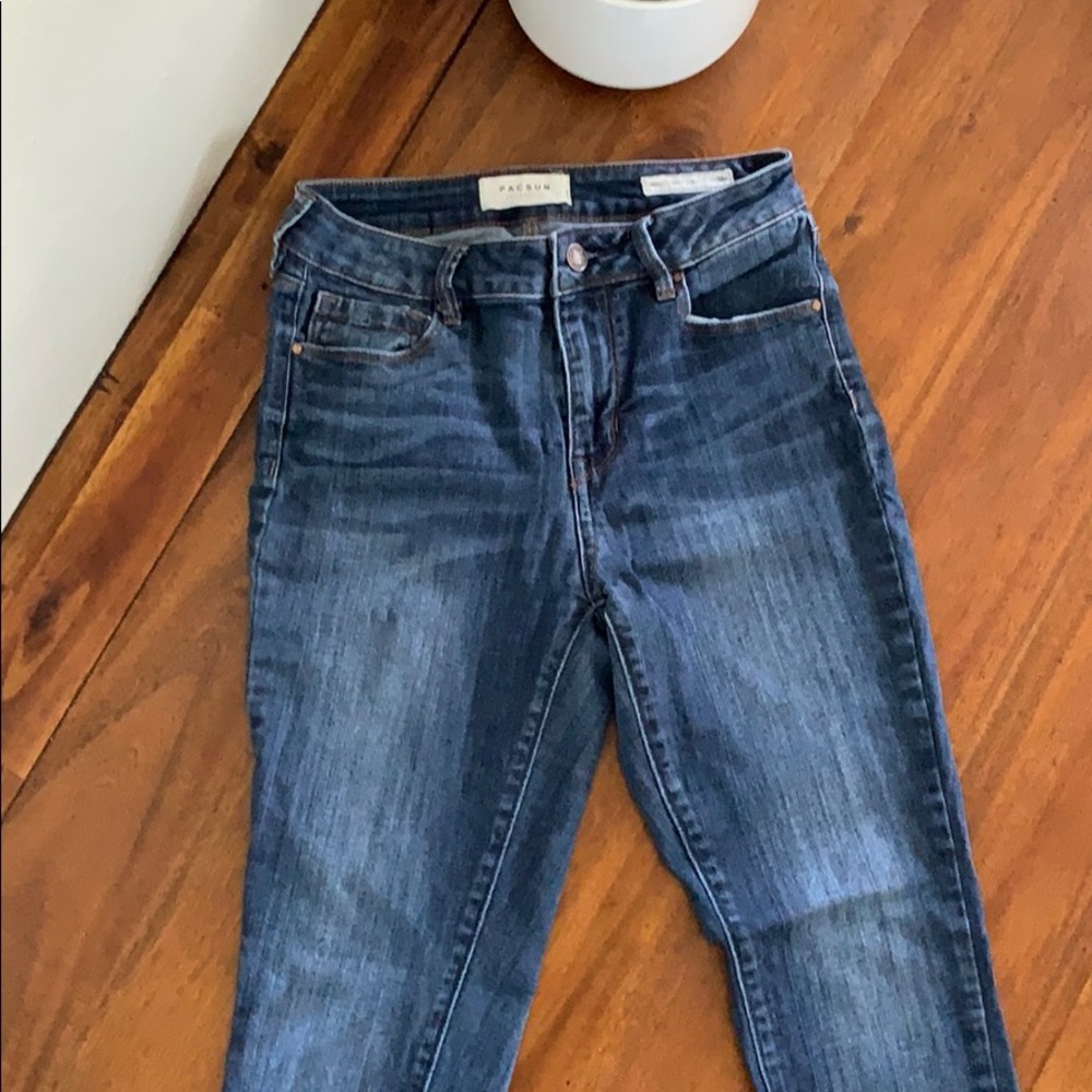 Pascun Midrise Skinniest Dark Blue Jeans